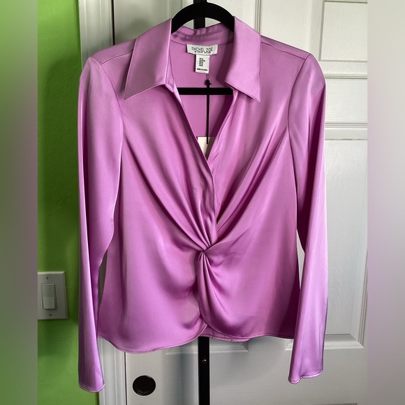 Rachel Zoe Lilac Twist Front top, size Medium, NWT - Picture 1 of 3